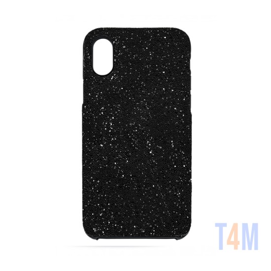 CAPA PREMIUM BLING SPARKLING PARA IPHONE XS MAX NEGRO